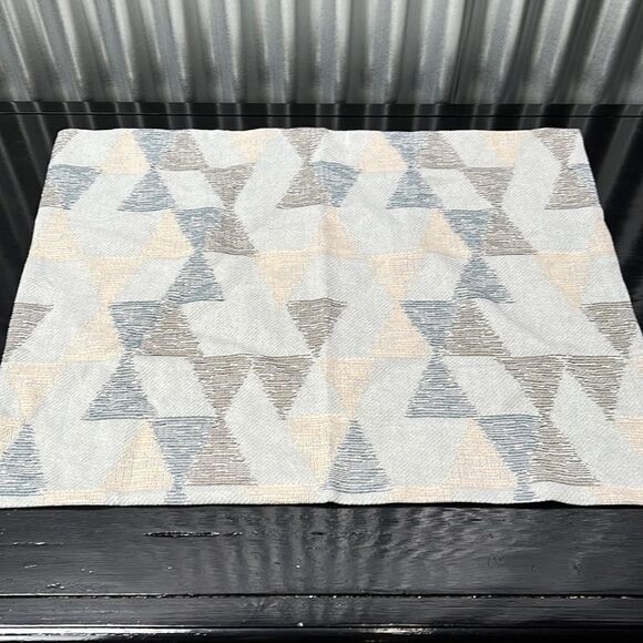 West Elm Stripe Shape Woven Sham - Picture 1 of 9